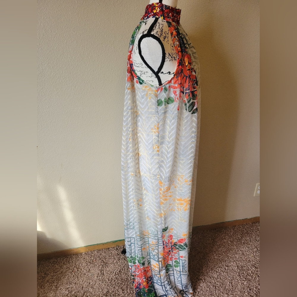 Anthropologie Floral Halter Maxi Dress - Multicolor - Picture 6 of 16